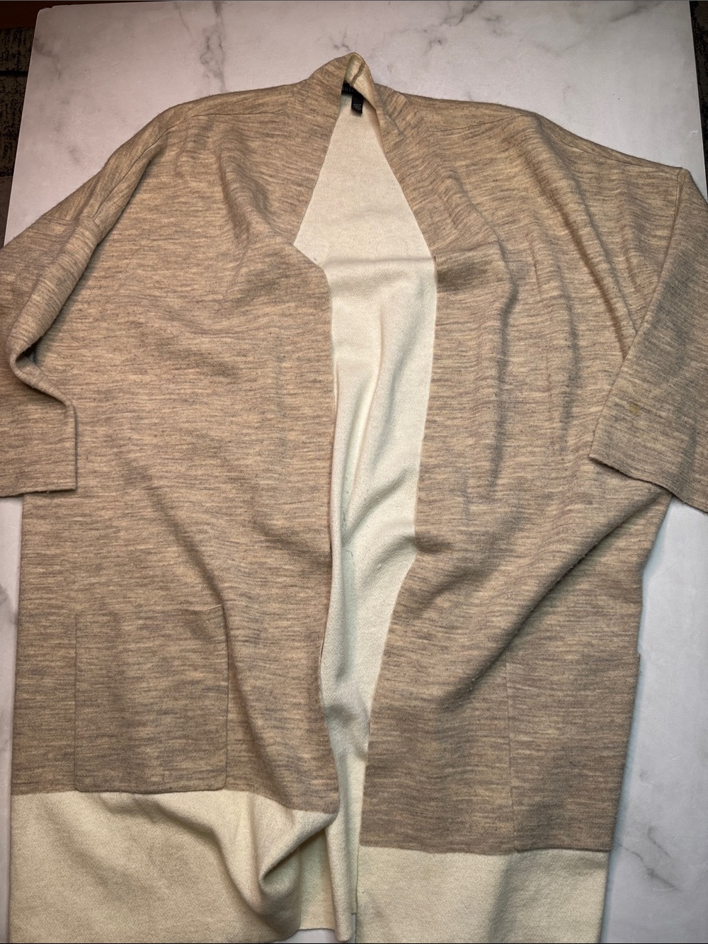 Eileen Fisher Merino Wool and Cashmere Cardigan